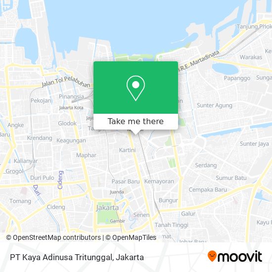 PT Kaya Adinusa Tritunggal map