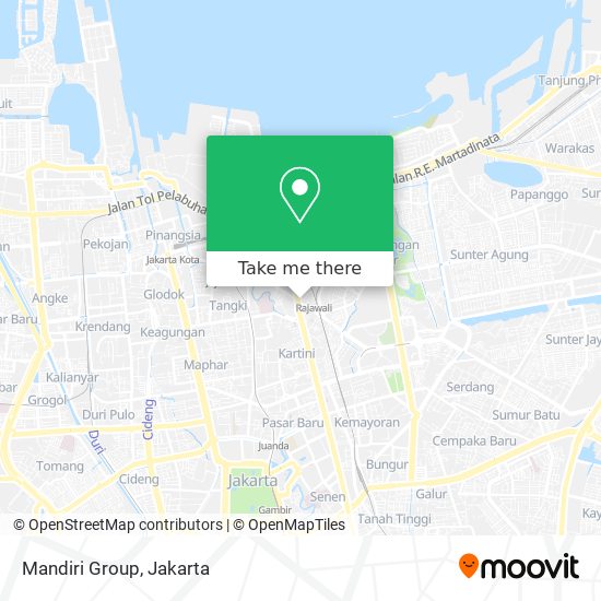 Mandiri Group map