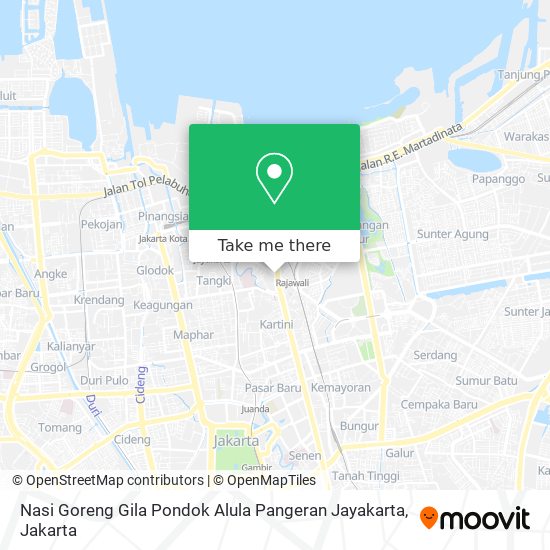 Nasi Goreng Gila Pondok Alula Pangeran Jayakarta map
