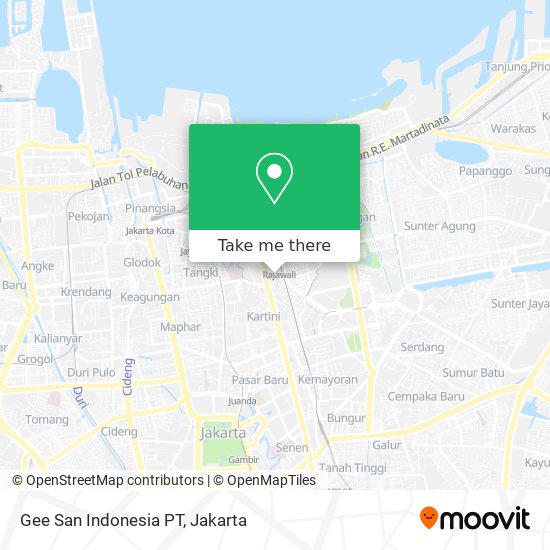 Gee San Indonesia PT map