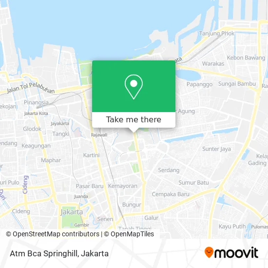 Atm Bca Springhill map