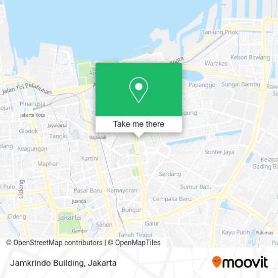 Jamkrindo Building map