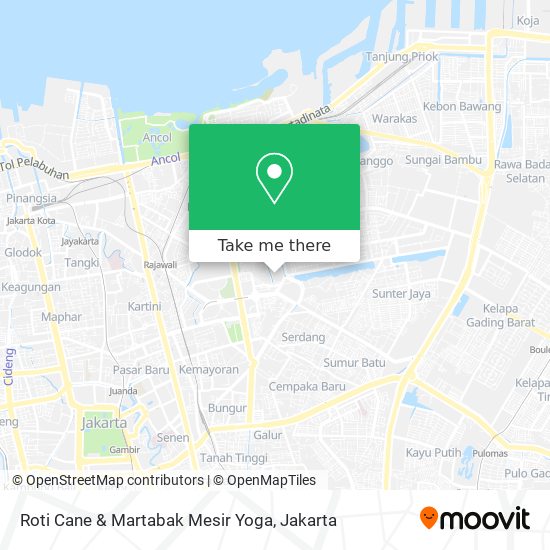 Roti Cane & Martabak Mesir Yoga map