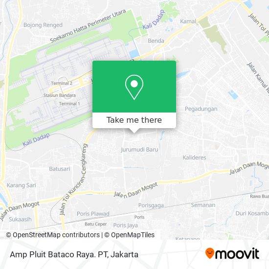 Amp Pluit Bataco Raya. PT map