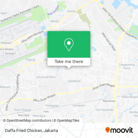 Daffa Fried Chicken map