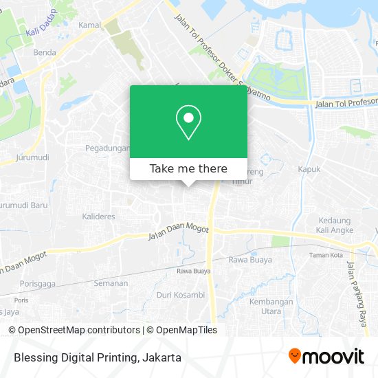 Blessing Digital Printing map