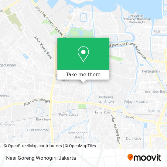 Nasi Goreng Wonogiri map