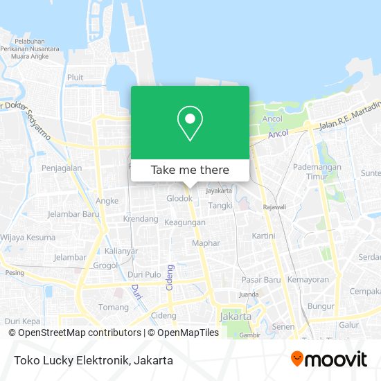 Toko Lucky Elektronik map