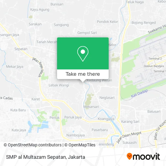 SMP al Multazam Sepatan map