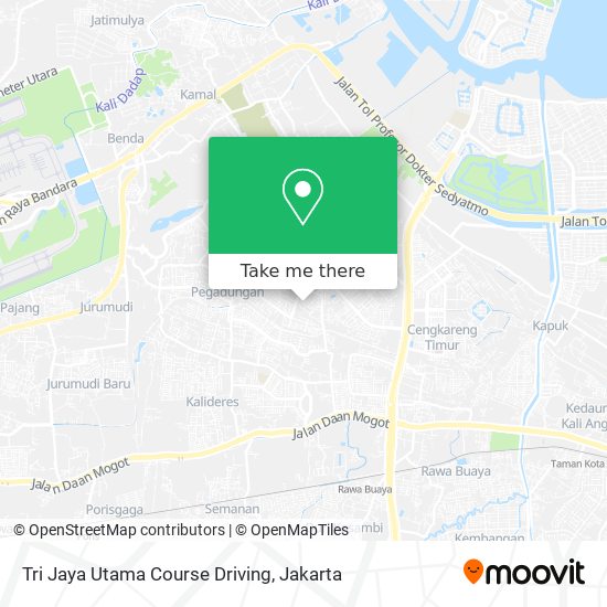 Tri Jaya Utama Course Driving map