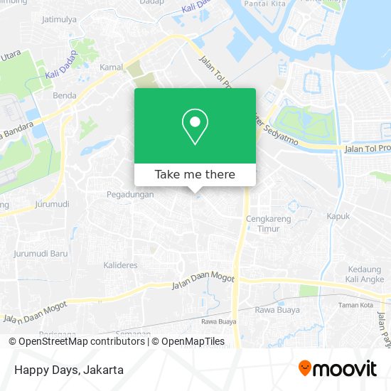 Happy Days map