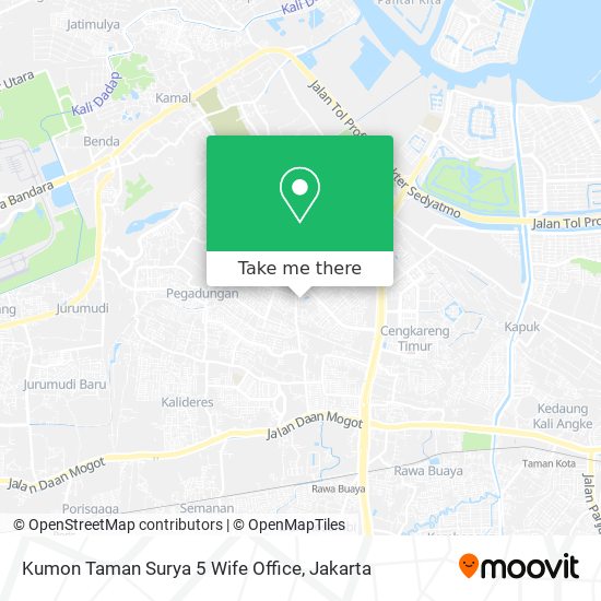 Kumon Taman Surya 5 Wife Office map