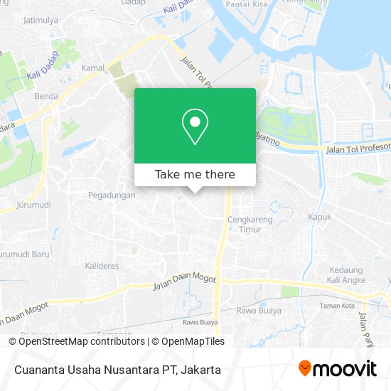Cuananta Usaha Nusantara PT map