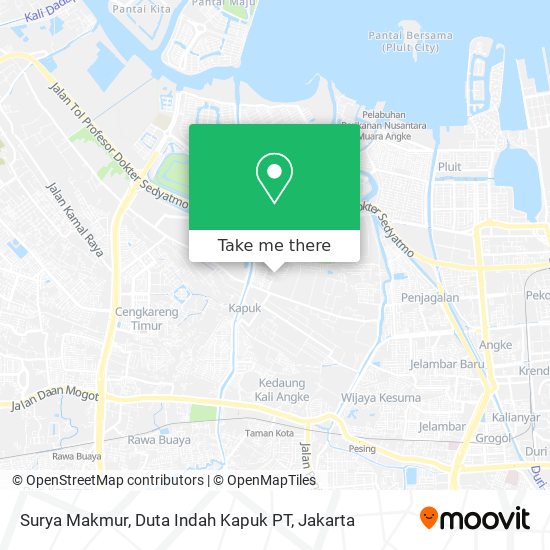 Surya Makmur, Duta Indah Kapuk PT map