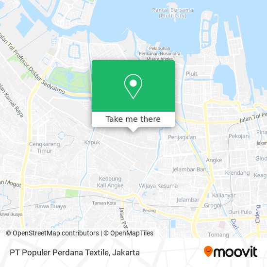 PT Populer Perdana Textile map