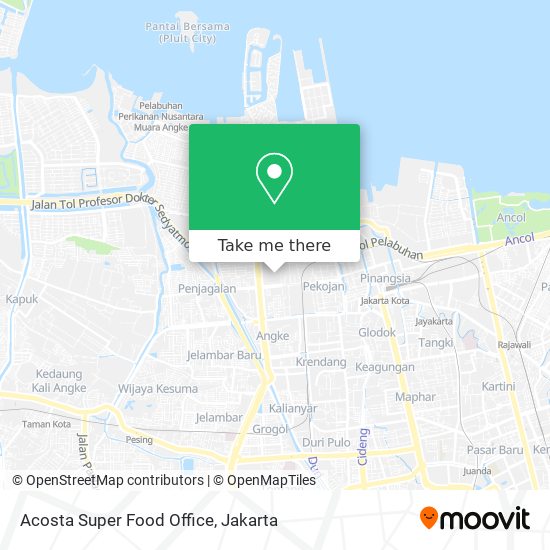 Acosta Super Food Office map