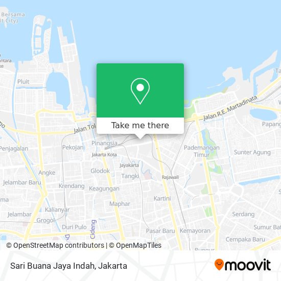 Sari Buana Jaya Indah map