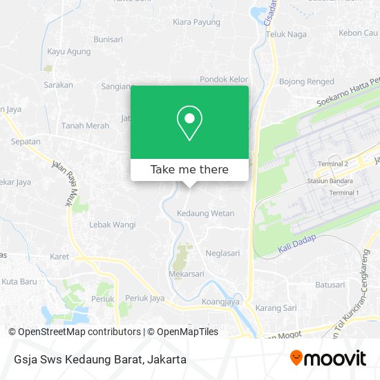 Gsja Sws Kedaung Barat map