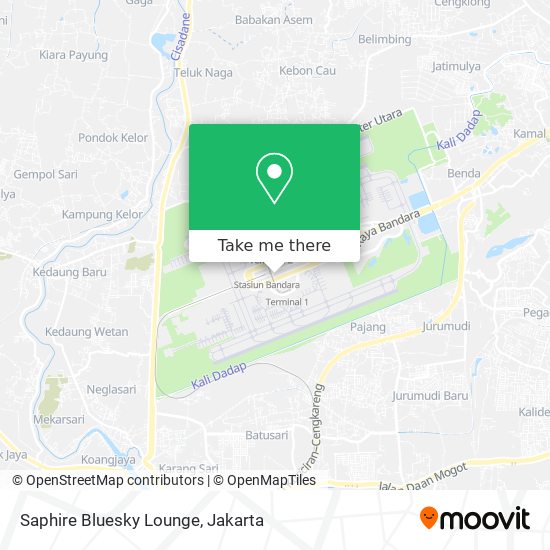 Saphire Bluesky Lounge map