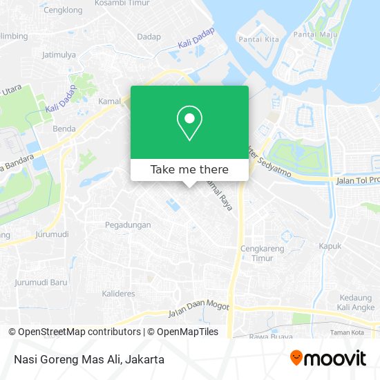 Nasi Goreng Mas Ali map