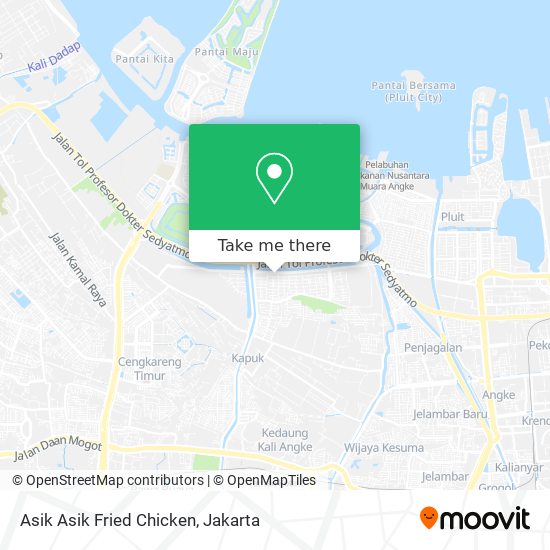 Asik Asik Fried Chicken map