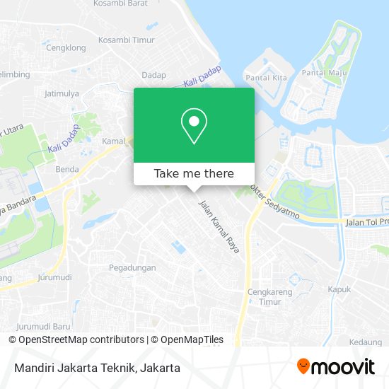 Mandiri Jakarta Teknik map