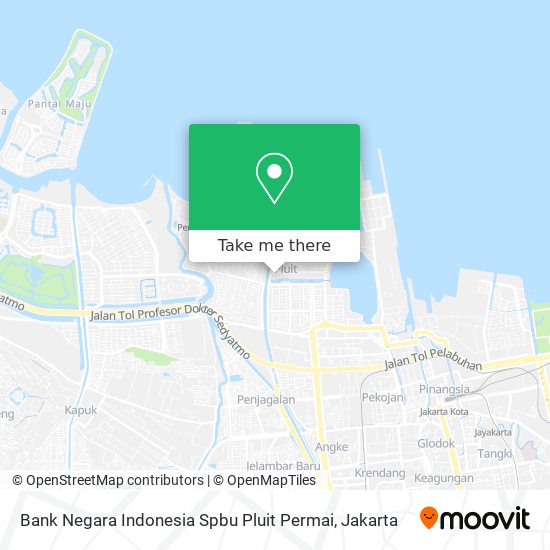 Bank Negara Indonesia Spbu Pluit Permai map