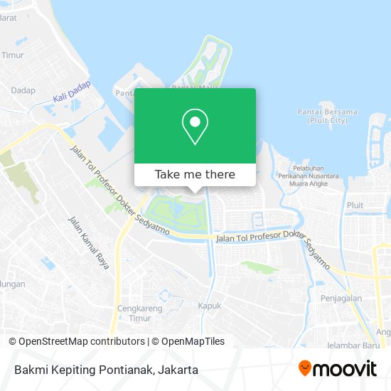 Bakmi Kepiting Pontianak map