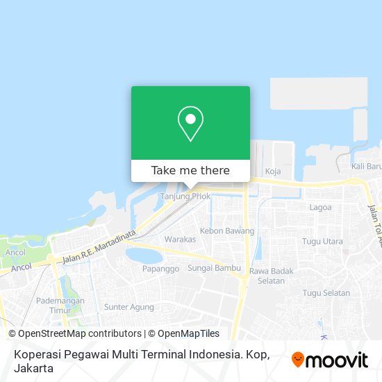 Koperasi Pegawai Multi Terminal Indonesia. Kop map