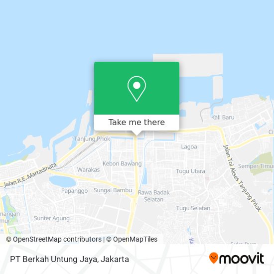 PT Berkah Untung Jaya map