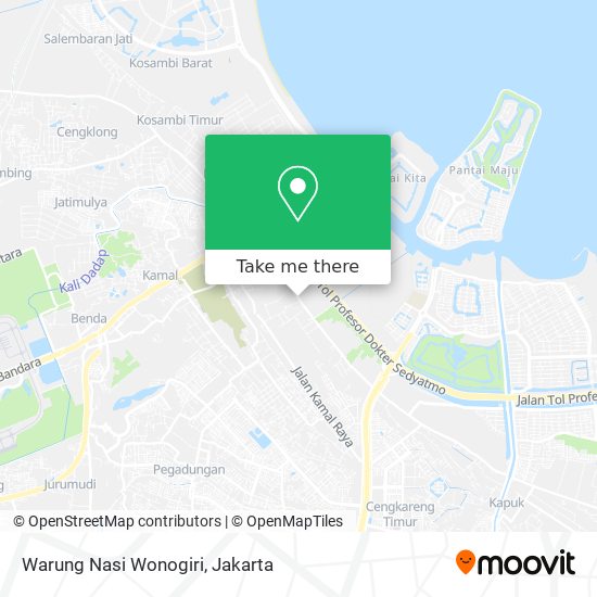 Warung Nasi Wonogiri map