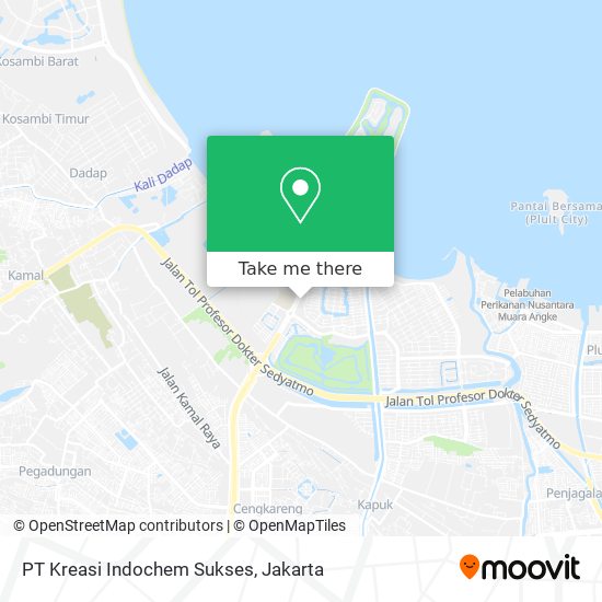 PT Kreasi Indochem Sukses map