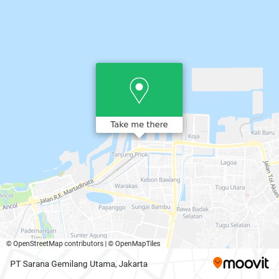 PT Sarana Gemilang Utama map