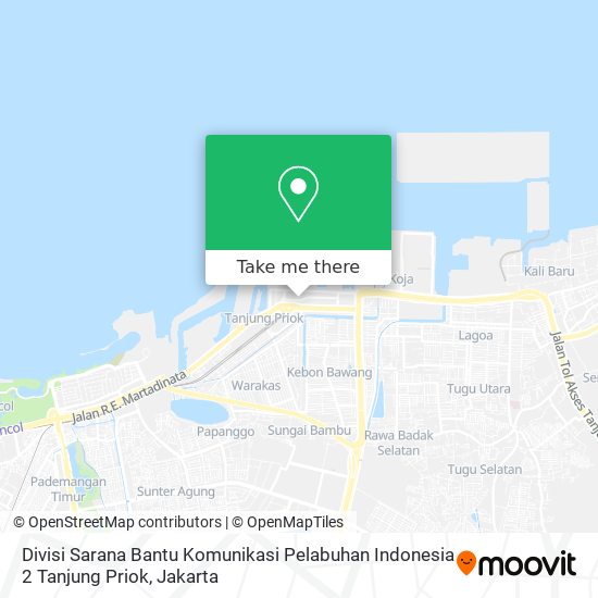 Divisi Sarana Bantu Komunikasi Pelabuhan Indonesia 2 Tanjung Priok map