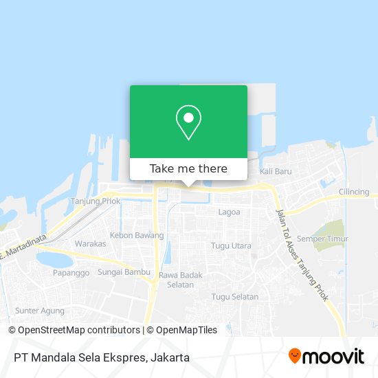 PT Mandala Sela Ekspres map