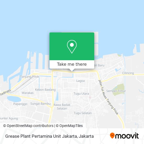 Grease Plant Pertamina Unit Jakarta map