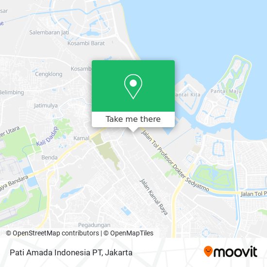 Pati Amada Indonesia PT map