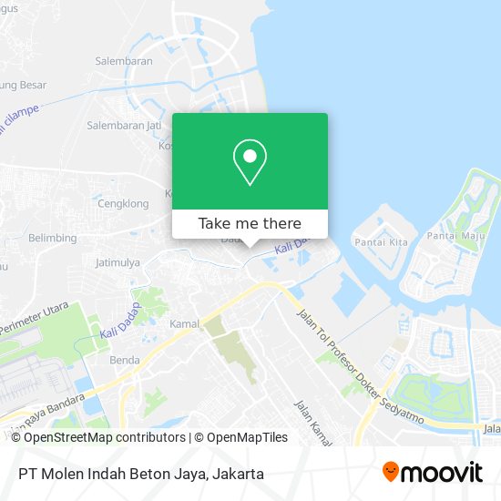 PT Molen Indah Beton Jaya map