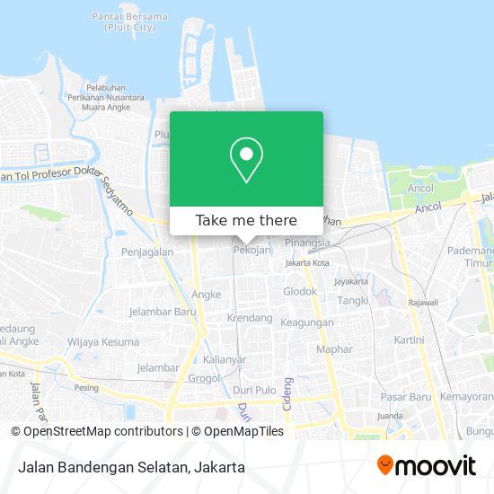Jalan Bandengan Selatan map