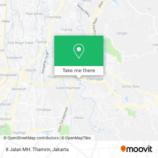 8 Jalan MH. Thamrin map