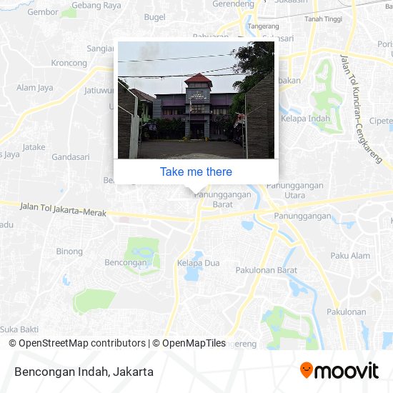 Bencongan Indah map