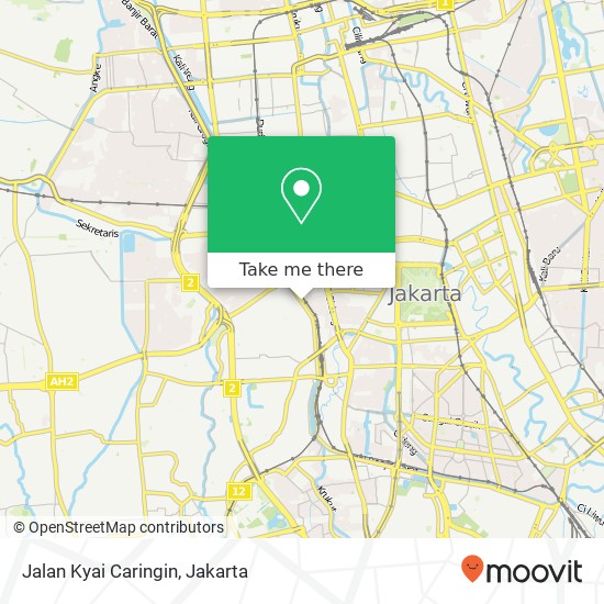 Jalan Kyai Caringin map