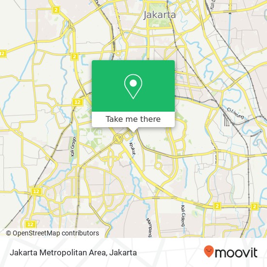 Jakarta Metropolitan Area map