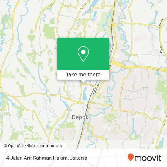 4 Jalan Arif Rahman Hakim map