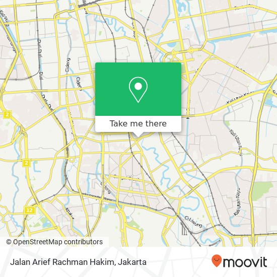 Jalan Arief Rachman Hakim map