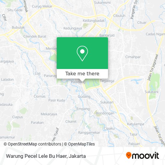 Warung Pecel Lele Bu Haer map