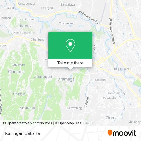 Kuningan map