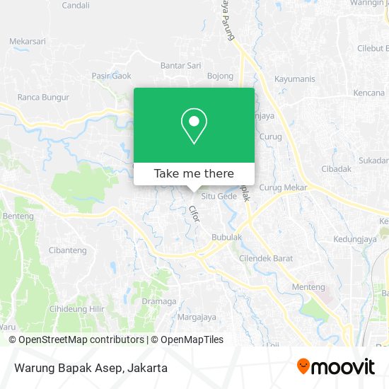 Warung Bapak Asep map