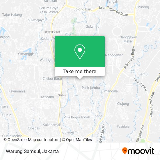 Warung Samsul map