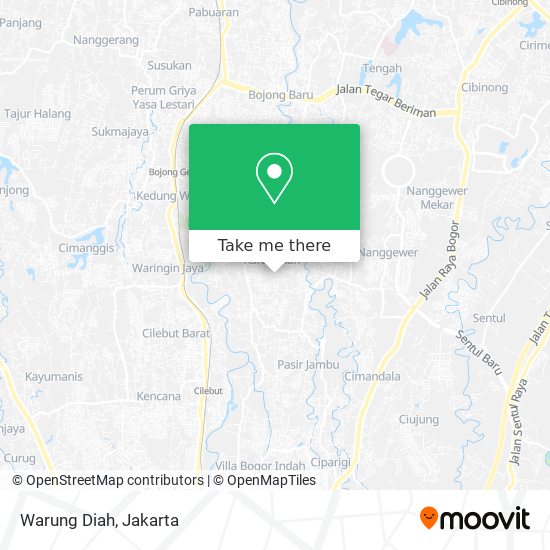 Warung Diah map